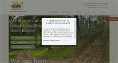 Desktop Screenshot of hope-coalition.org